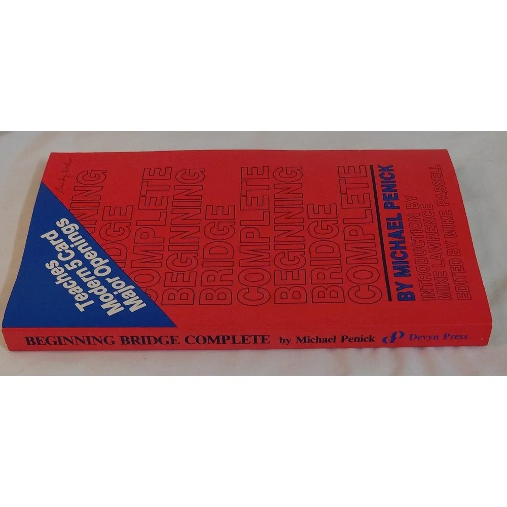 Beginning Bridge Complete Michael Penick Paperback Contract Bridge Instructions